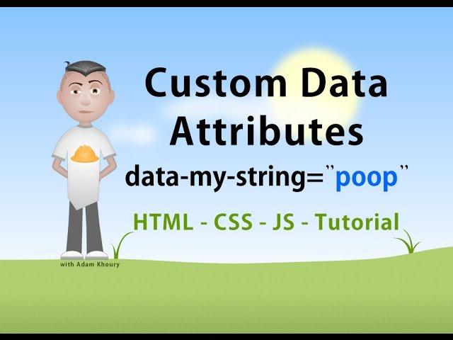 Custom Data Attributes HTML JavaScript CSS Tutorial