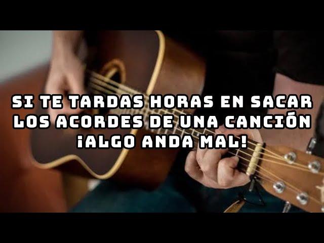 Cómo saber los acordes de una canción CON SOLO escucharla!