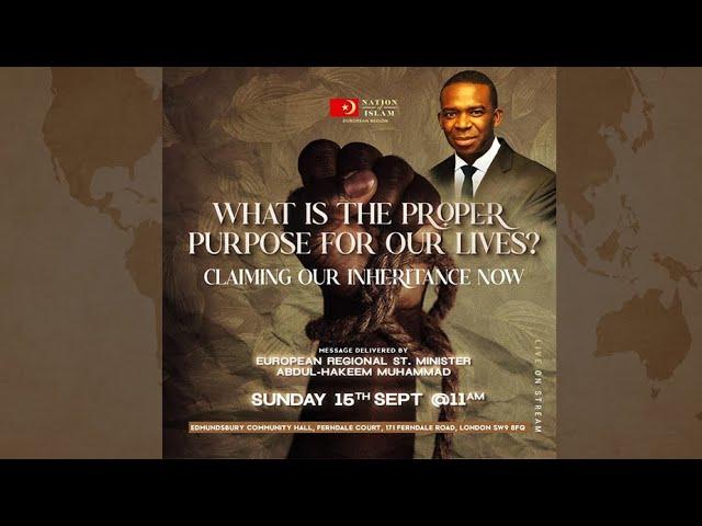 WHAT IS THE PROPER PURPOSE FOR OUR LIVES?