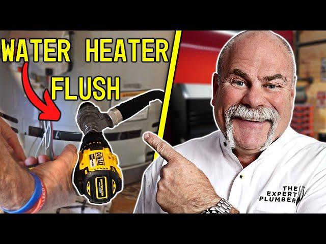 A NEW & FUN Way to Flush a Water Heater