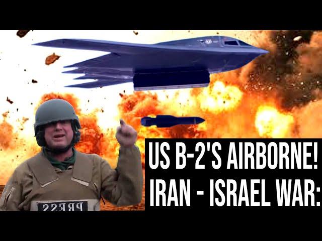 American B-2 Bombers On Way To BOMB Iran With GBU-57 "Bunker Busters"?