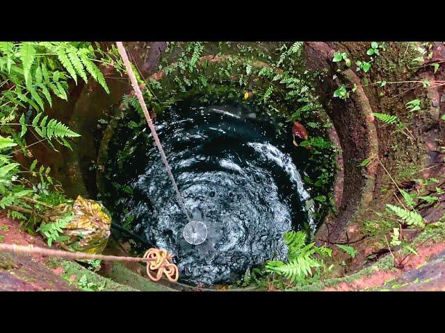 Drawing Water from Well | ASMR Audio Effect | Well Ambience Video | Stock Footage