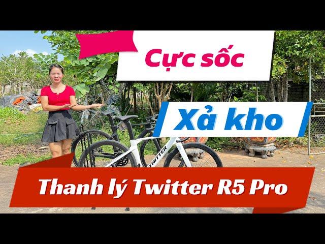 Thanh Lý Xả Kho Giảm Ngay 2,5 tr/ Bản Twitter R5 Pro Khung Cacbon  .Quá Rẻ Quá Ngon :Lh 0843.612.666