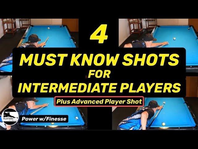 How to shoot these 4 shots with soft power (free Pool lessons)