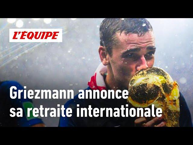 Coup de tonnerre, Antoine Griezmann annonce sa retraite internationale avec l'équipe de France