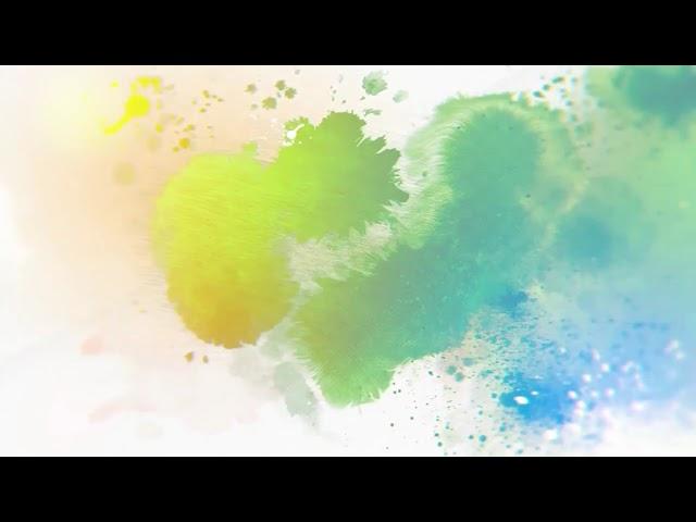 Watercolor Ink Splat Green Screen Motion | OMER J GRAPHIC | OMER J STUDIO