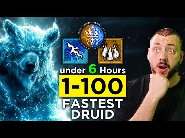 Season 5 Best Possible Druid to SOLO Everything and Fly from 1-100 - Diablo 4 Guides!