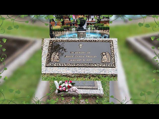 Elvis Presleys Grave at Graceland Memphis