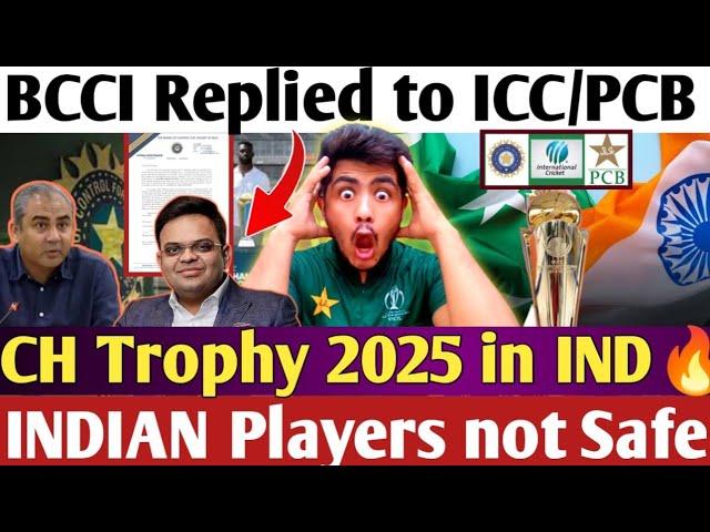 Pak angry BCCI Replayed to ICC and PCB | on CHAMPIONS TROPHY 2025 | New HOST INDIA? Big News