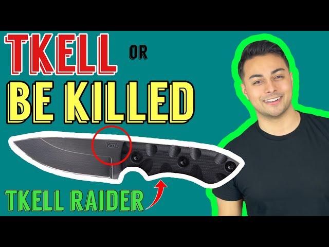 THIS KNIFE CHANGED MY VIEW ON EDC FIXED BLADES!? TKell Knives Raider | Full Review 2022 | Outdoors