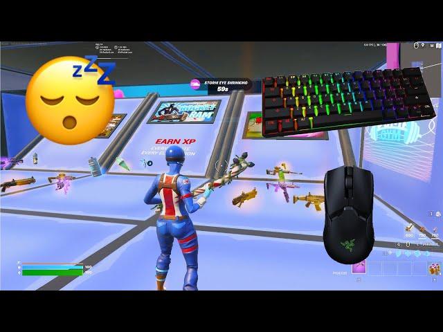 Razer Huntsman Mini ASMR Chill Bios Zone Wars  Satisfying Keyboard Fortnite (120Fps)