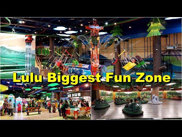 India's largest Indoor Entertainment Fun Zone in Bangalore | Mini Amusement Park Lulu Global Mall