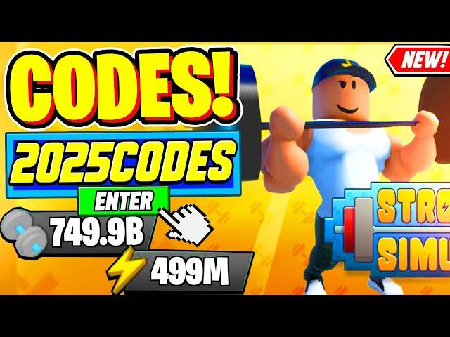 ️New️ ALL WORKING CODES For Strongman Simulator 2025 - Roblox Strongman Simulator Codes 2025