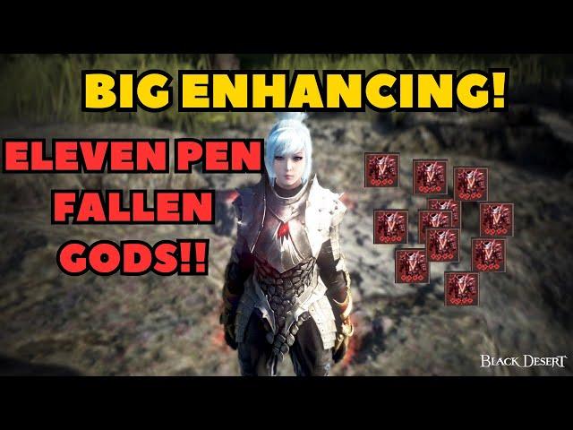 BIG ENHANCING SESSION! 11 PEN FALLEN GOD CLICKS AND MORE!