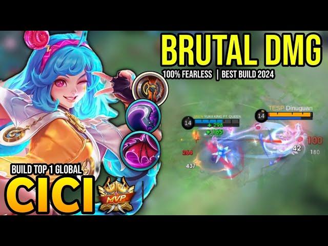 CICI BEST BUILD 2024 | BUILD TOP GLOBAL CICI GAMEPLAY | MOBILE LEGENDS