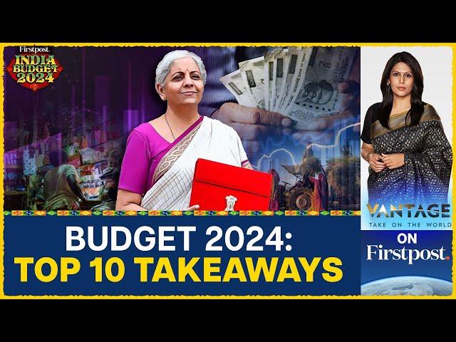 India Budget 2024: Sensex, Nifty Fall After Sitharaman's Budget Speech | Vantage with Palki Sharma