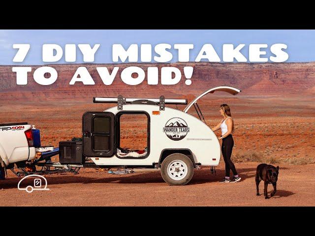 7 mistakes to avoid while building your teardrop camper