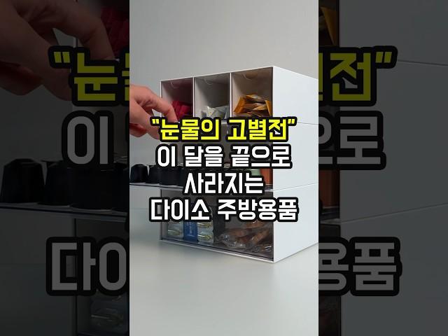 ”단종 직전 마지막 물량에 오픈런 행렬“ 이번 달에 사라지는 다이소 추천템 3가지 몰아보기