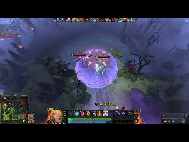 Dota 2 Invoker Gameplay