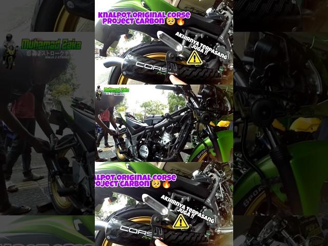 Knalpot Original Corse Project Carbon #shorts #knalpotracing #muhamadzaka #corseproject #carbon