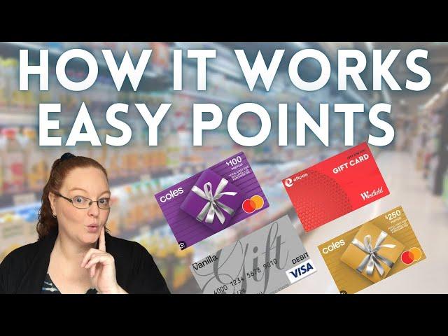 EASY ways to EARN points with GIFT CARDS