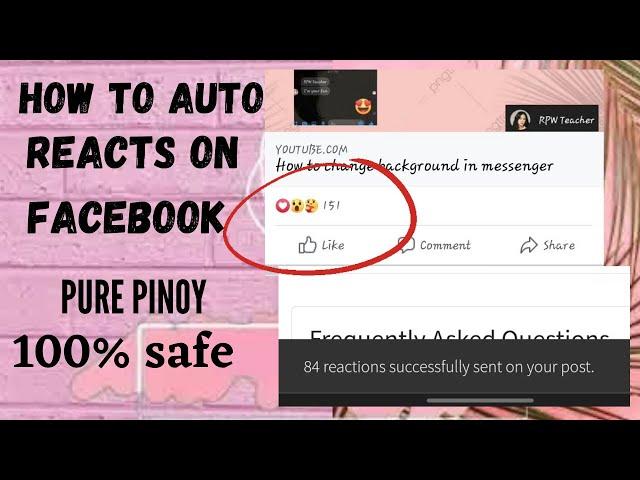 How to auto reacts on facebook 100% Legit || 2022 ||