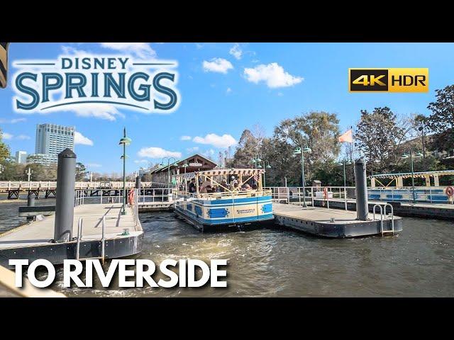 Walt Disney World Water Taxi From Springs to Riverside | Disney World 2024