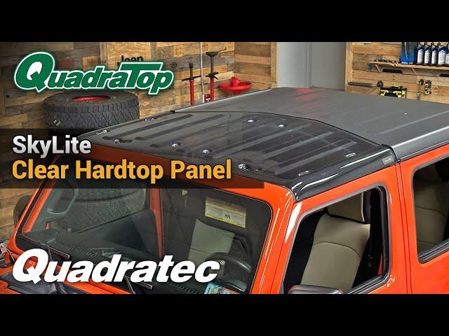 Enjoy the Open Sky in your Jeep with the QuadraTop SkyLite Clear Hardtop for Wrangler & Gladiator!