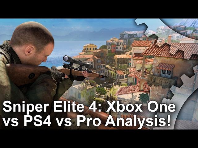 Sniper Elite 4 PS4/Pro vs Xbox One Comparison + Frame-Rate Test
