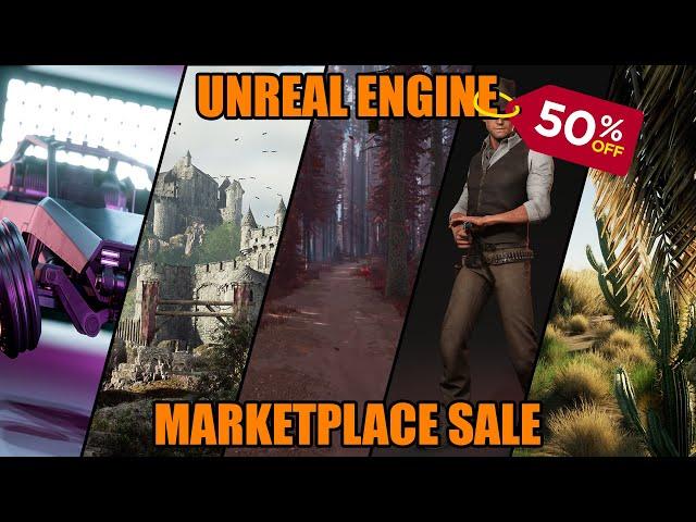 Unreal Engine Marketplace September Sale | Top 10 Assets | 50% Off