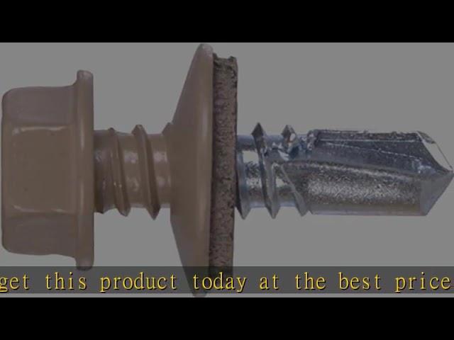 The Hillman Group 48054 14 X 7/8-Inch Tan Painted Head Lap Stitch Screw, 1-Pound