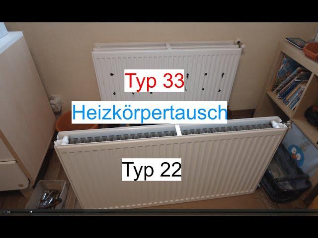 Heizkörpertausch 22er zu 33er für meine Wärmepumpe