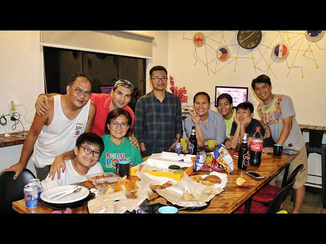 Dinner with Filipino Family in Kuala Lumpur