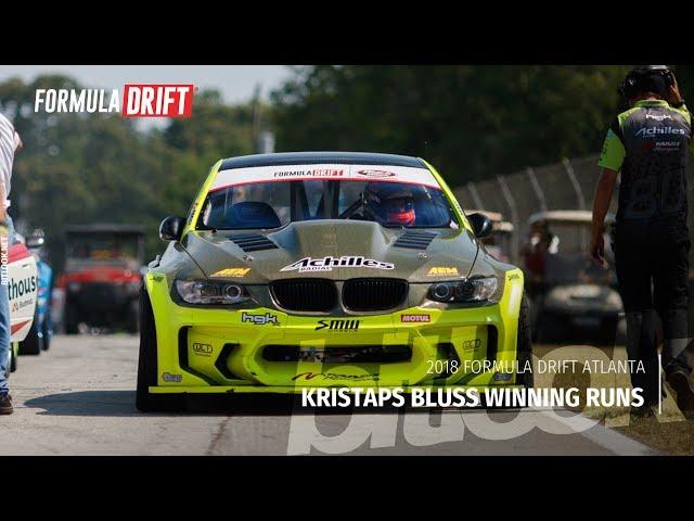 Kristaps Bluss Winning Runs at Formula Drift Atlanta 2018 | #bitlook