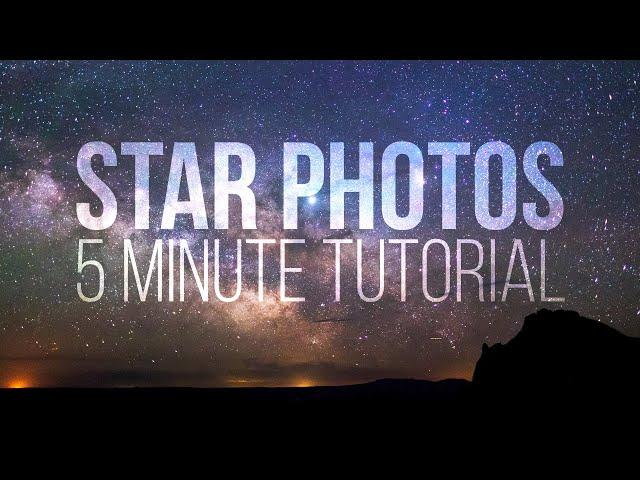 Learn star photography in 5 minutes