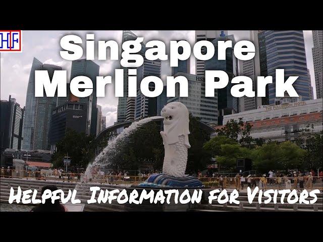 Merlion Park, Singapore  – Helpful Information for Visitors | Singapore Travel Guide Episode #17