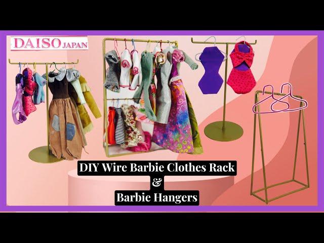 DIY Wire Barbie Clothes Rack and Hangers