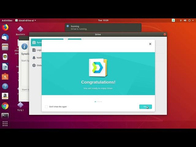 Installing Synology Drive Client on Ubuntu 18.04