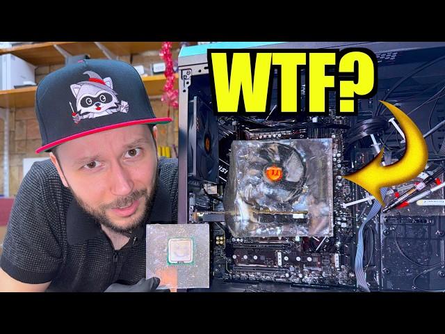 Upgrading a Gaming PC Encased in Epoxy -  Mr. Yeester Gives Me a CURSED Repair Job 