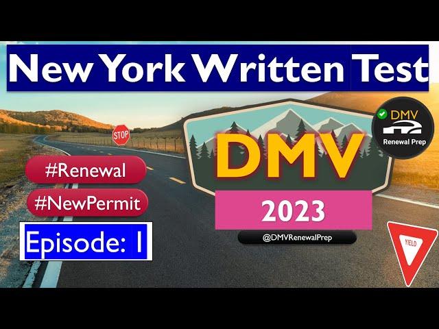 New York DMV Written Practice Test 2023 For Learner, Driving License, Renewal, and Senior Exam