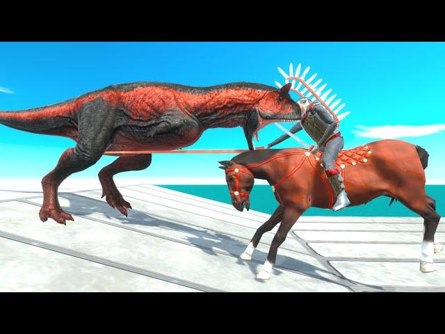 Dinosaur Team Or Infernals Team Will Destroy All The Hussar First - Animal Revolt Battle Simulator