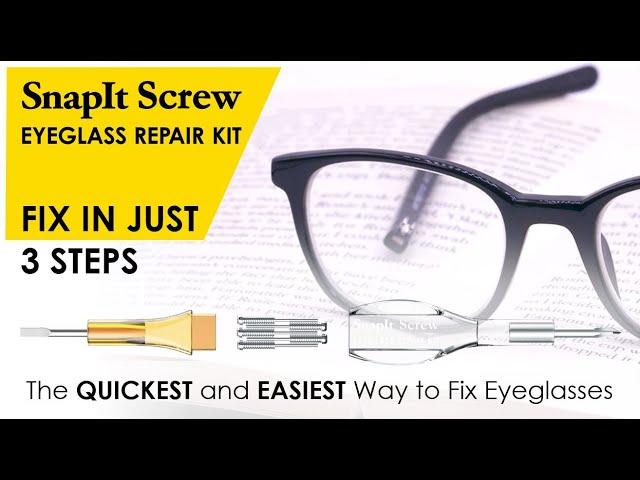 Eyeglass Repair Kit from SnapIt Screw II Best eyeglass repair kit in 2024 usa,uk Glasses Repair Kit