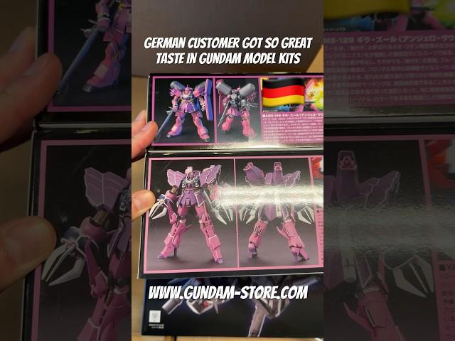 German customer Got so great taste in Gundam model kits #gundam #gunpla #modelkit #hobby