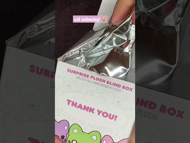  meowchi plush sweet mochi kitties MINI cat Unboxing Blindbox #shorts #blindbox  #kawaii #unboxing