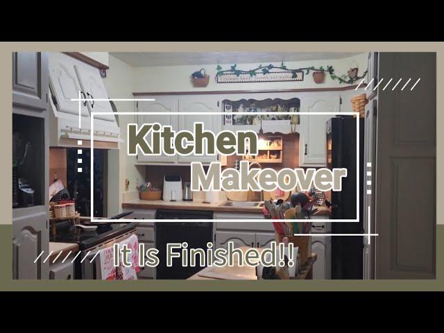 A Little Paint Can Make an Outdated Kitchen Look New! Part 2 of My Budget Kitchen Makeover