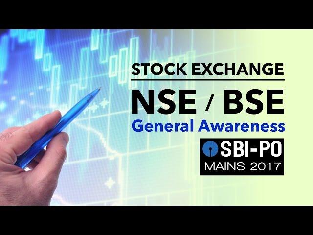 General Awareness | Stock Exchange BSE & NSE | SBI PO MAINS | Online Coaching for SBI IBPS Bank PO