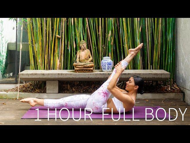 1 HOUR FULL BODY WORKOUT || Full Length Intermediate Pilates Class