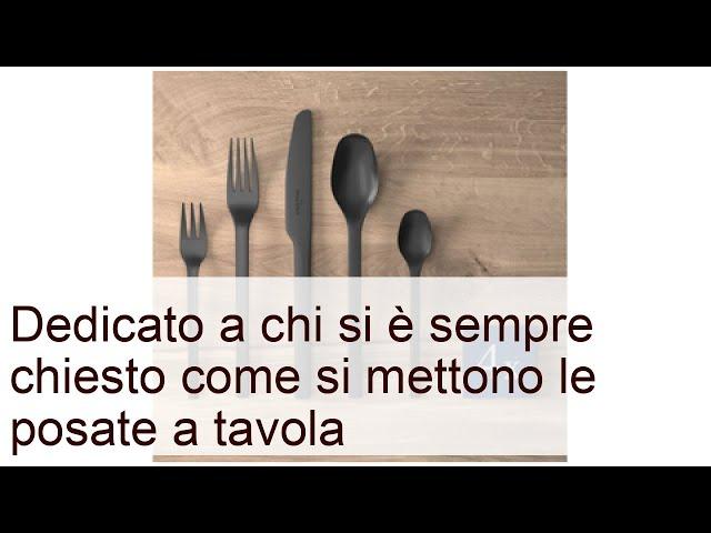 Posizione posate a tavola: regole | Marie Claire