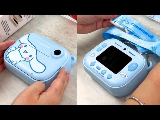 UNBOXING KIDAMENTO CINNAMOROLL INSTANT PRINT DIGITAL CAMERA | HOW TO USE