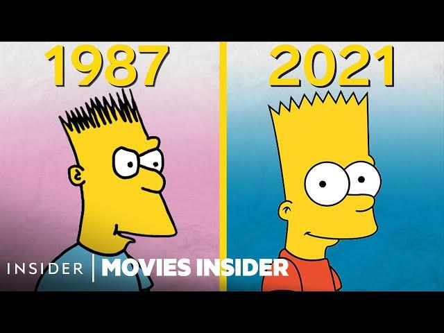 How 'The Simpsons' Animation Evolved Over 30 Years | Movies Insider